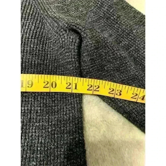 Michael Kors Mens Black Wool knit Pullover sweater Thermal Waffle Knit Large - Picture 4 of 8